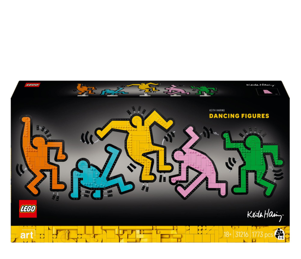 LEGO Art 31216 Keith Haring - tańczące postacie - 1335448 - zdjęcie